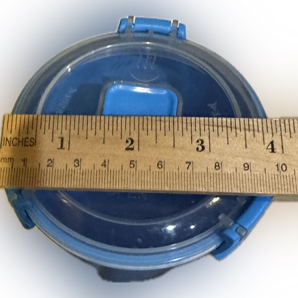 SISTEMA BLUE HANDLED FOOD STORAGE CONTAINER SOUP MUG KLIP IT LID MICROWAVE HOT - Picture 8 of 11